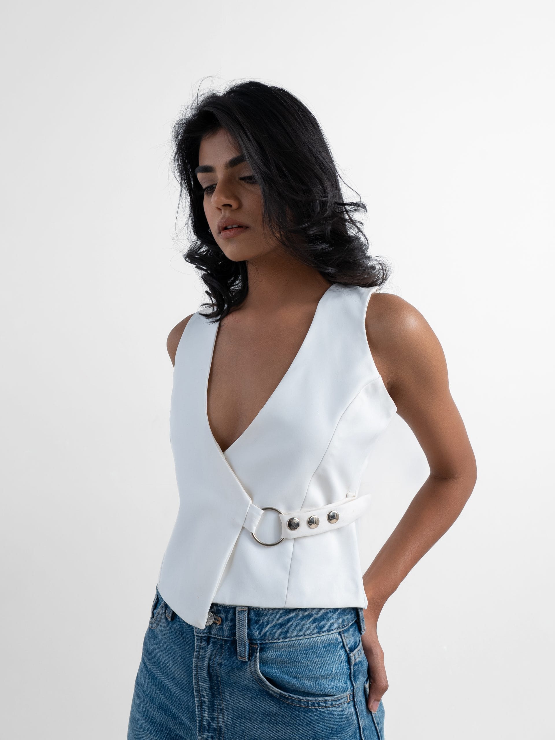 Tailored Tranquil Top