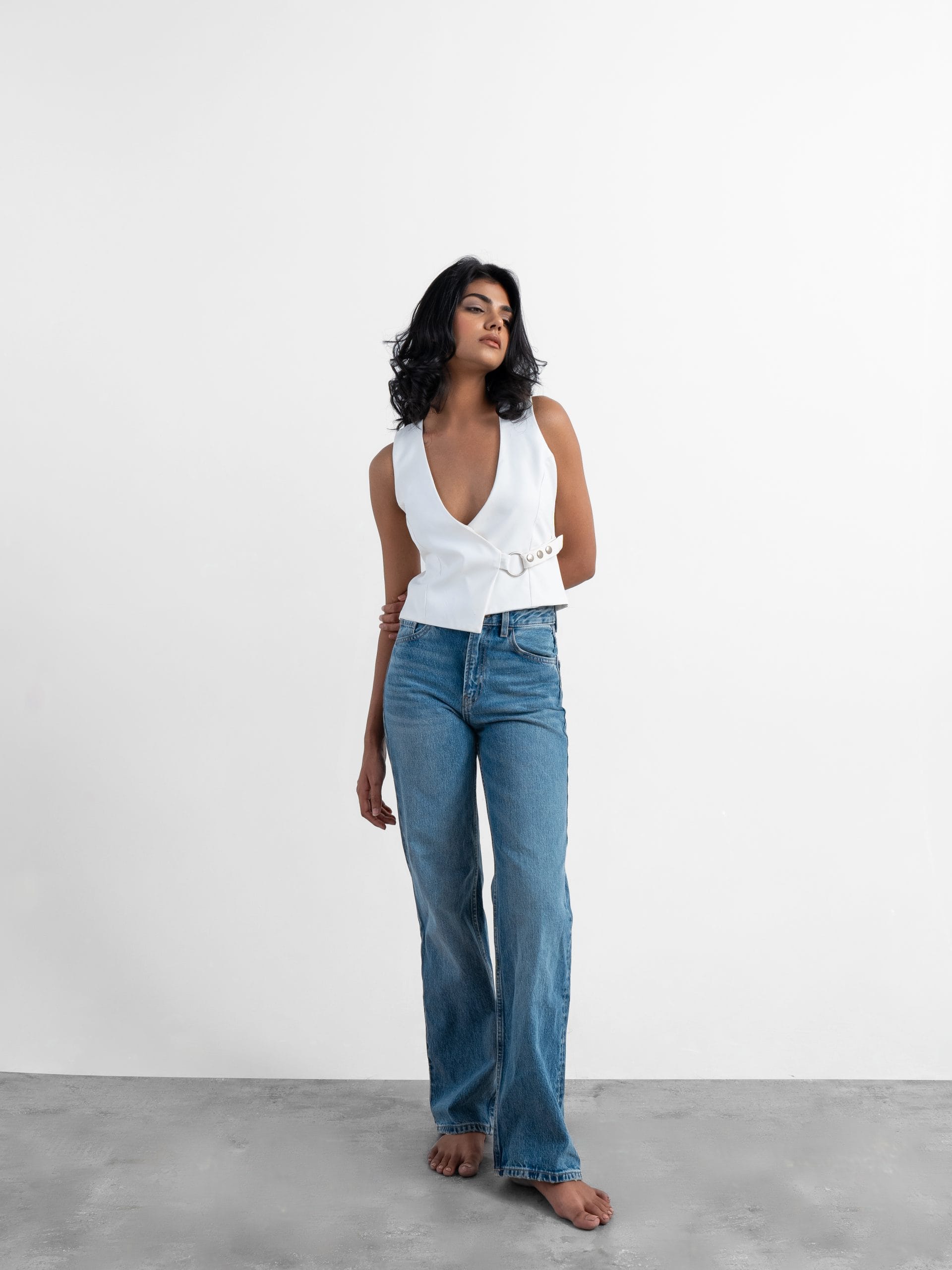 Tailored Tranquil Top