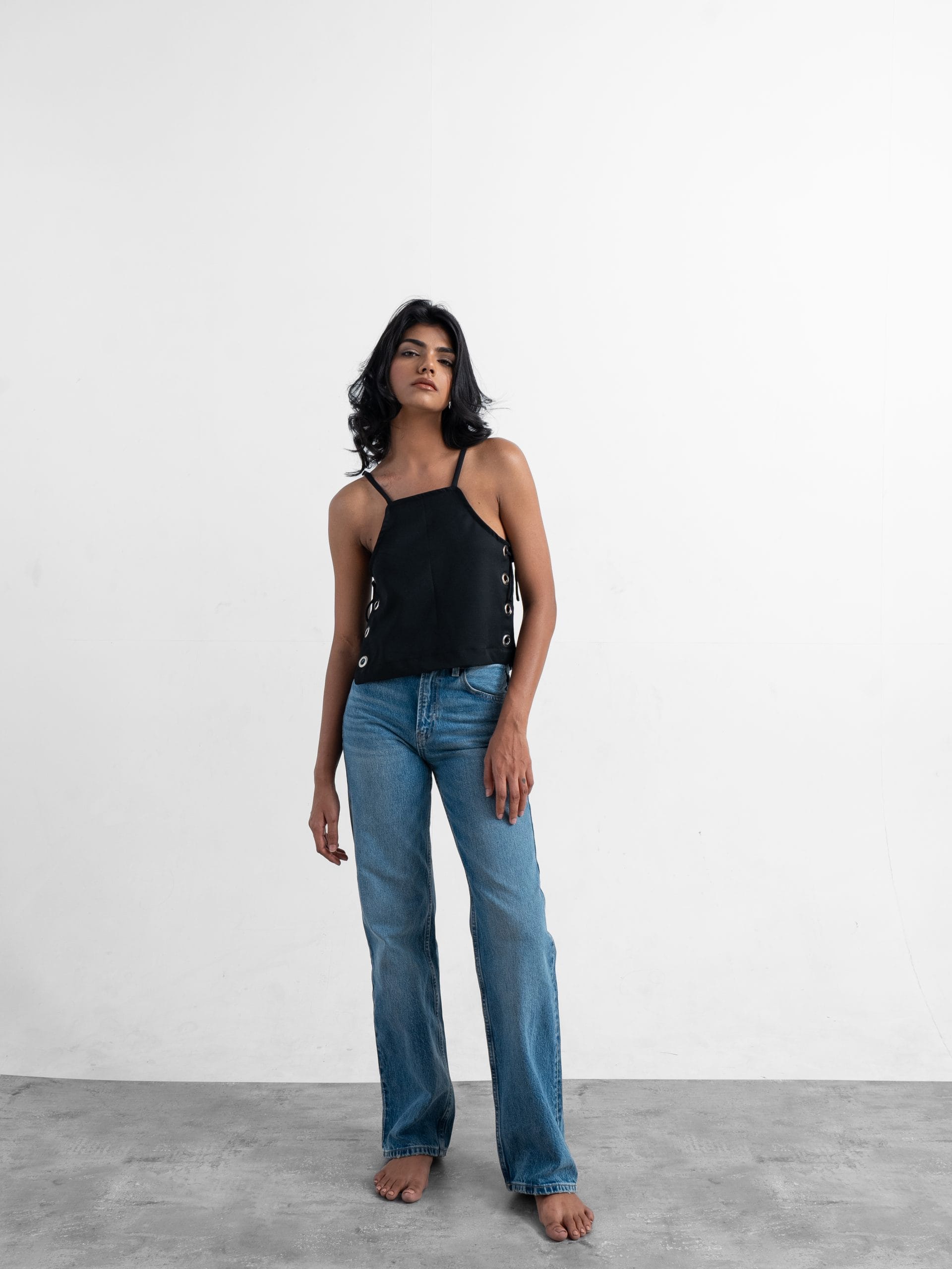 Ring Noir Top