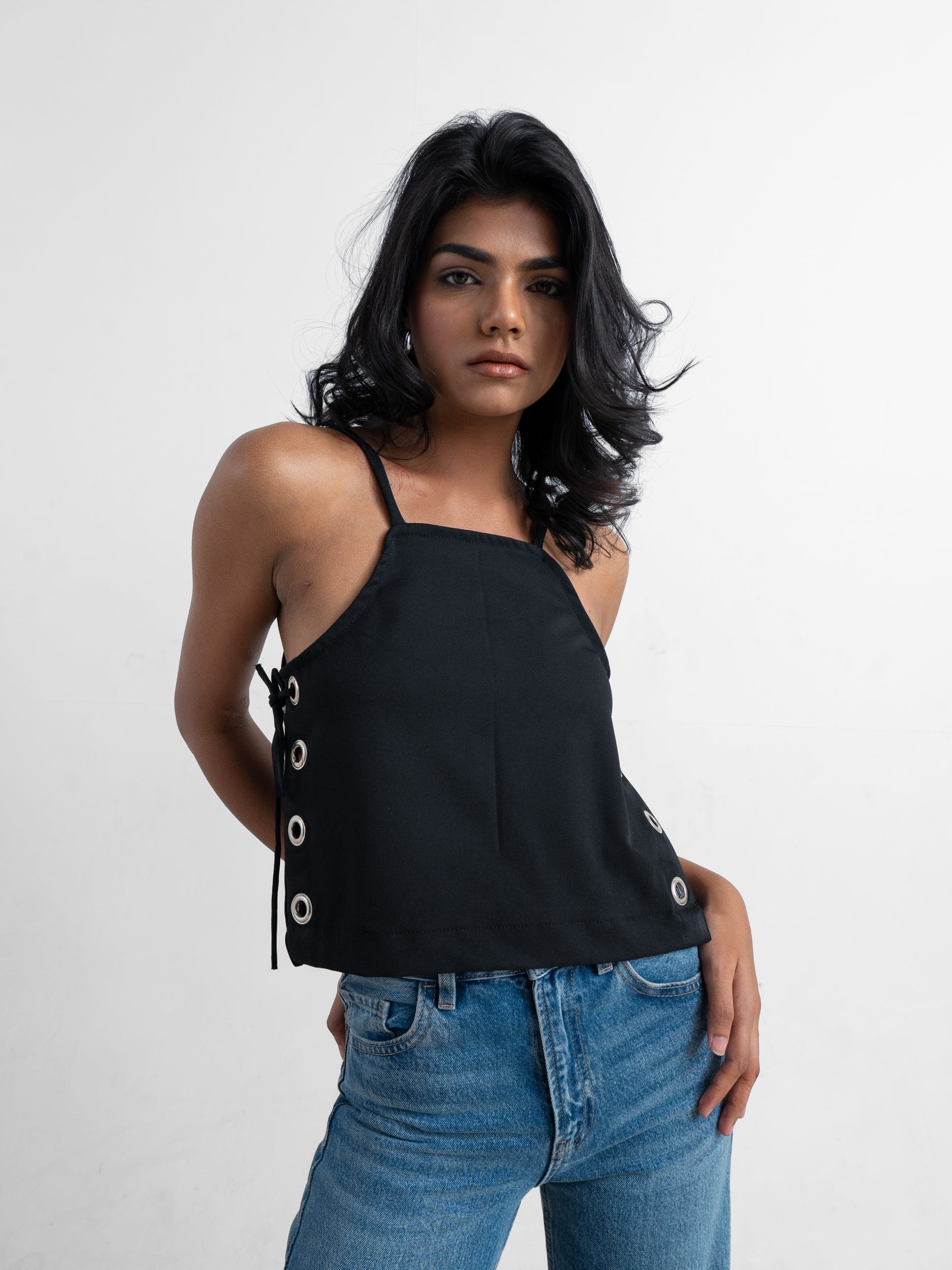 Ring Noir Top
