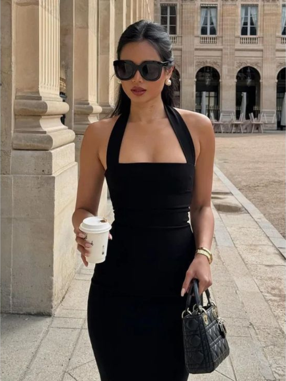 Solene Muse Dress | Black