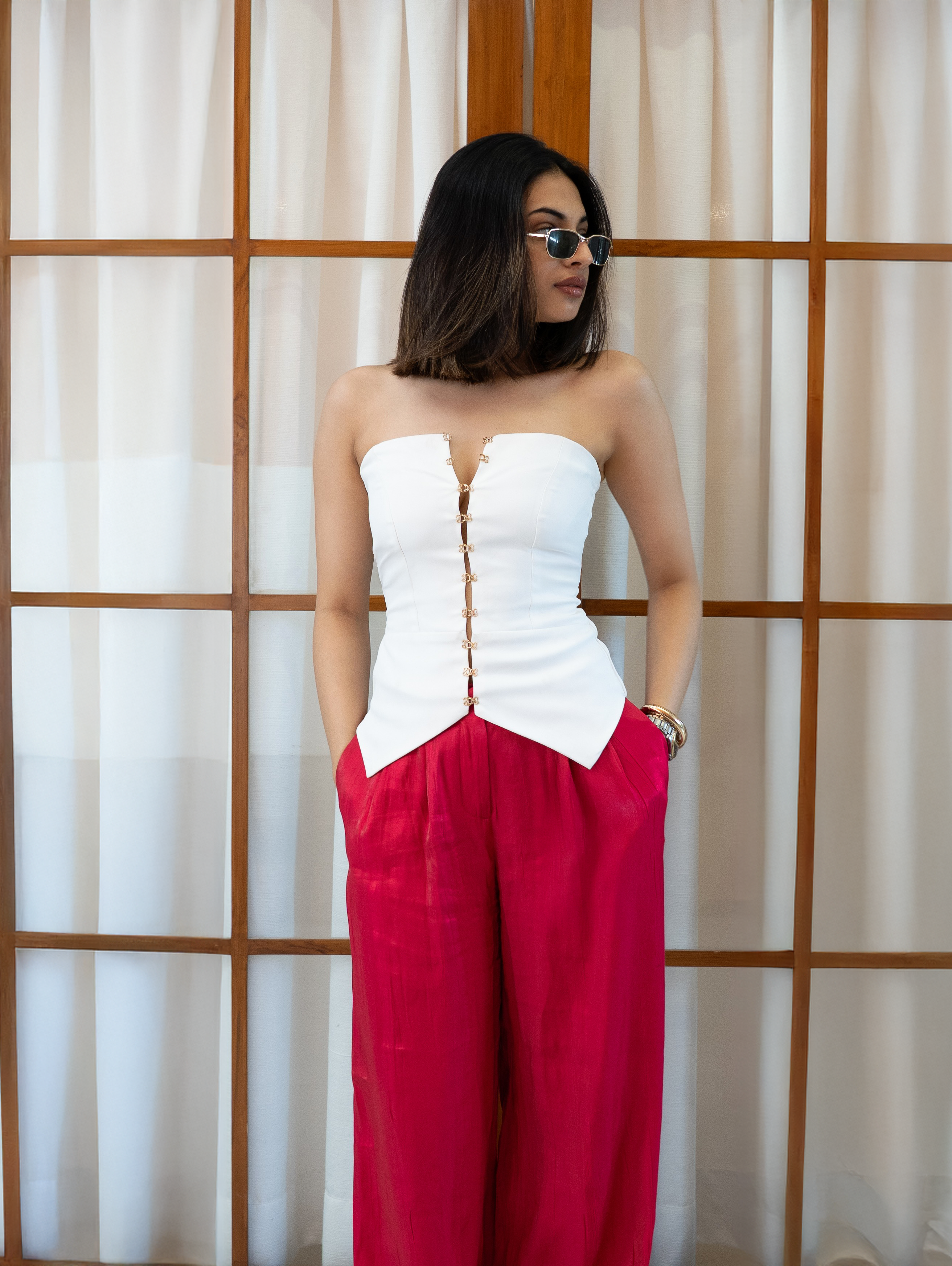 Starlit Top - White
