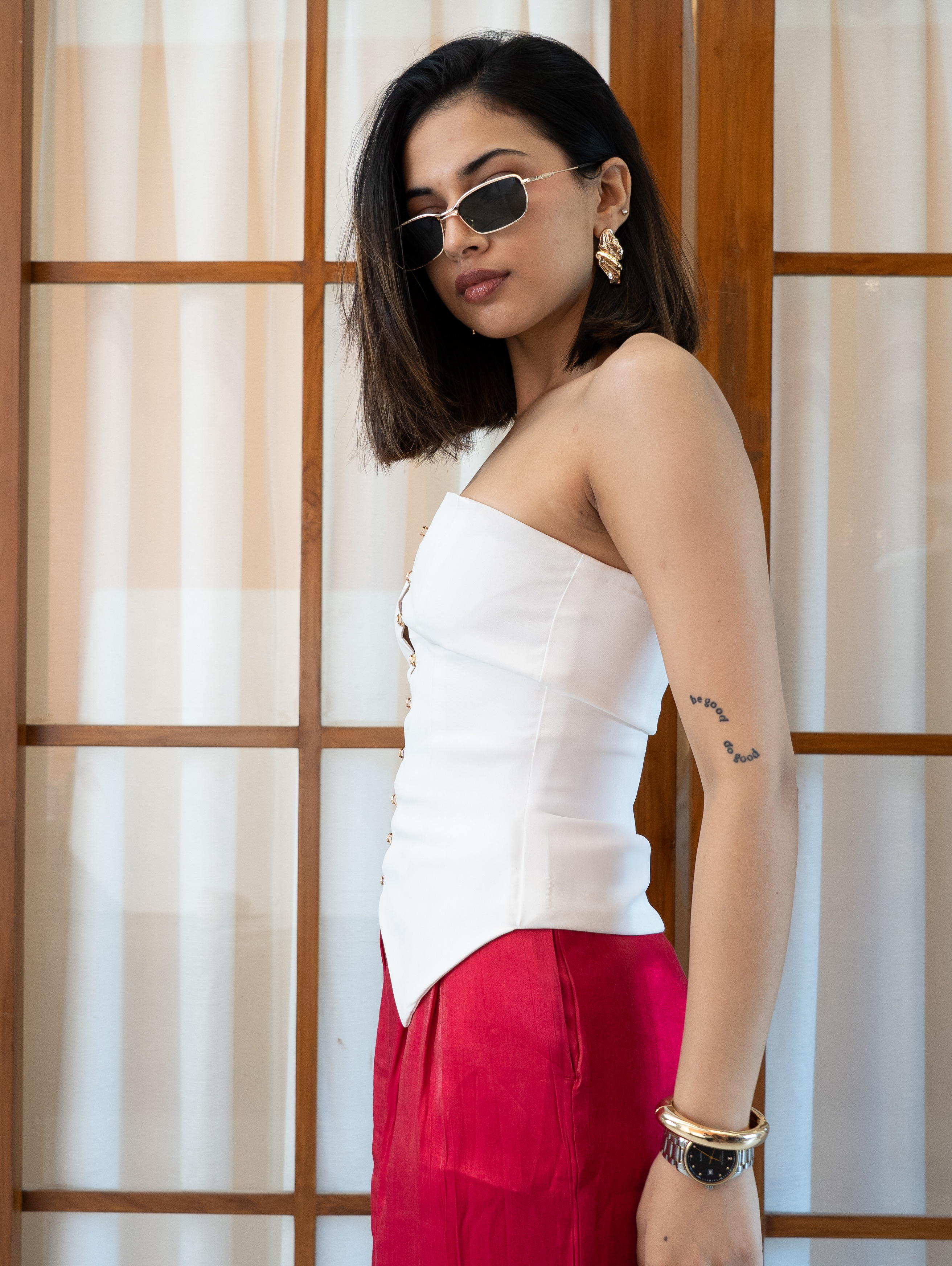 Starlit Top - White