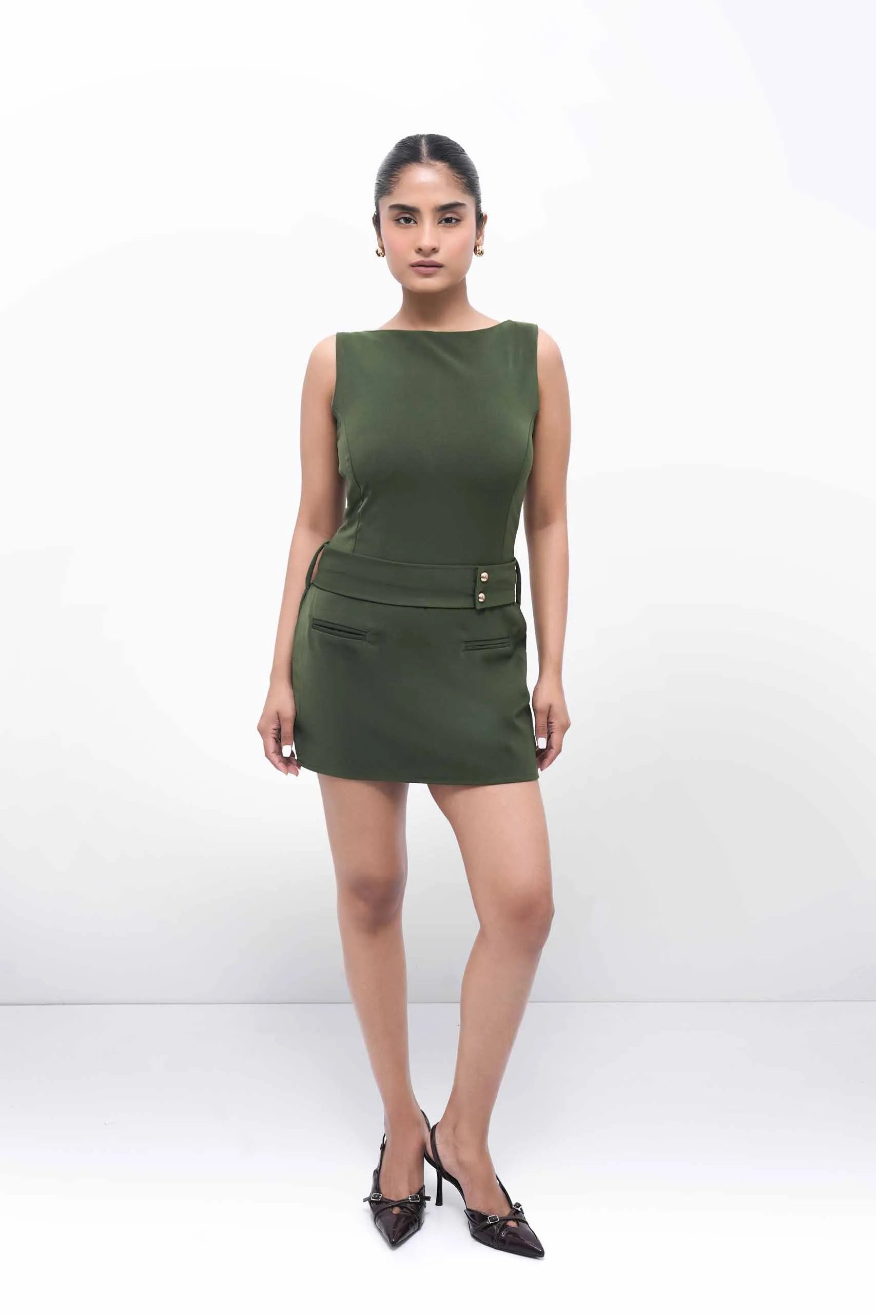 Serene Bloom Dress | Green